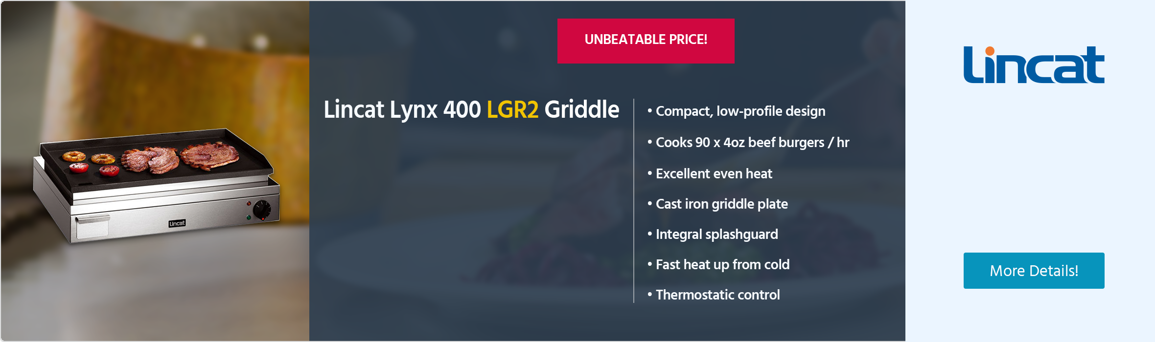 Lincat LGR2 Griddle
