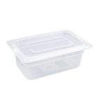 Polypropylene 1/4 Gastronorm Containers with Lids