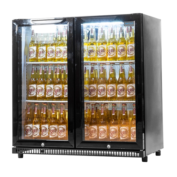 Double Door Back Bar Bottle Coolers