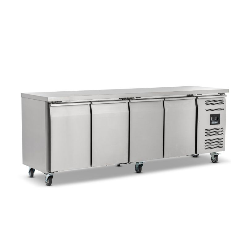 4 Door Freezer Prep Counters