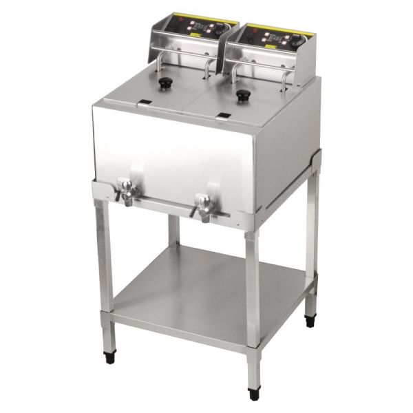 Freestanding Twin Tank Electric Fryers