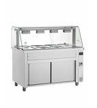 Stainless Steel Ambient Cupboards With Bain Marie Top