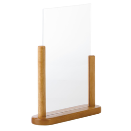 Wood, Metal & Concrete Menu Holders