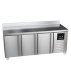 Heavy Duty Three Door Refrigerated Prep Counters