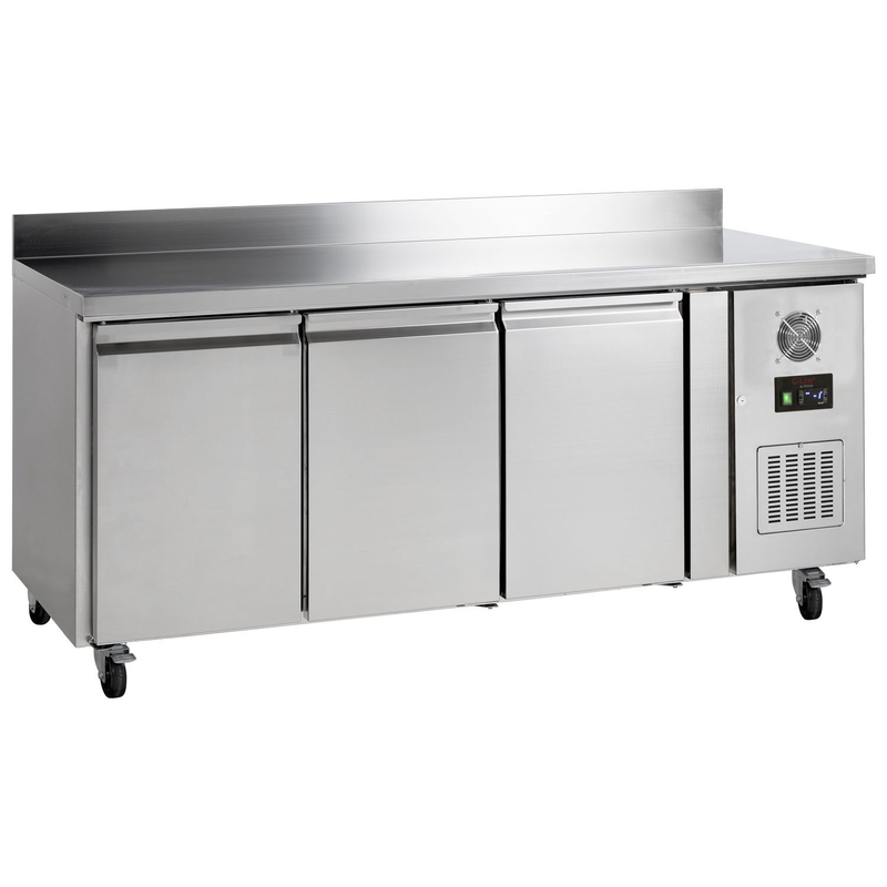 3 Door Freezer Prep Counters