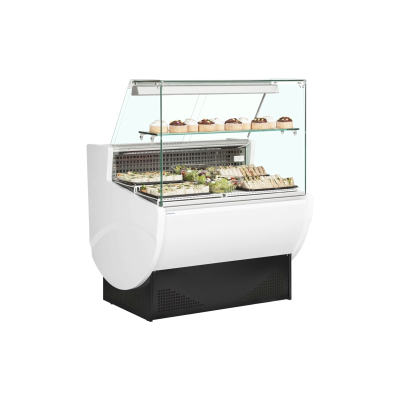 <1700mm Wide Flat Glass Serve Over Display Counters