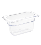 Polycarbonate 1/9 Gastronorm Containers