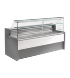 <1700mm Wide Flat Glass Serve Over Display Counters