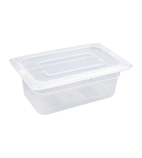 Image of Polypropylene 1/4 Gastronorm Containers with Lids