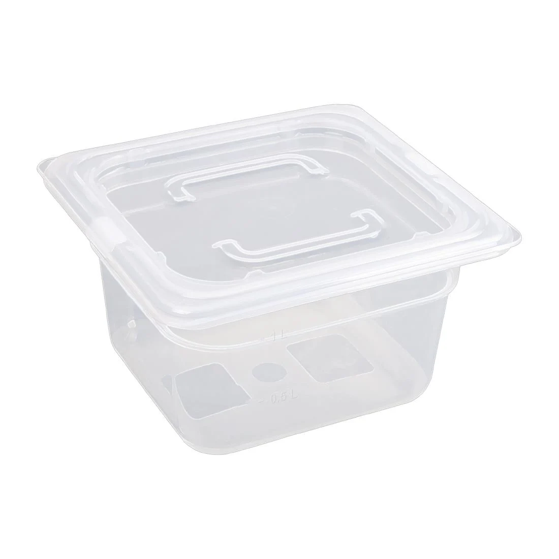 Image of Polypropylene 1/6 Gastronorm Trays with Lids