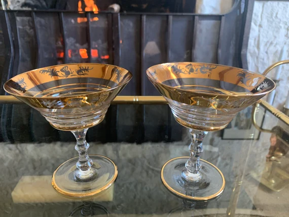 Image of Vintage Cocktail Glasses