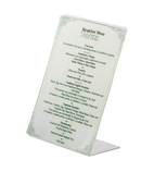 Image of Clear Menu Holders