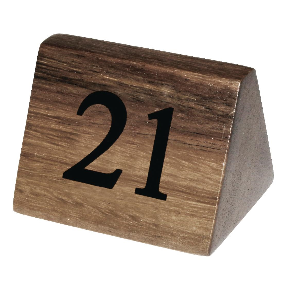 Image of Plastic & Wooden Table Numbers