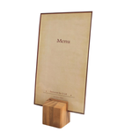 Image of Wood, Metal & Concrete Menu Holders