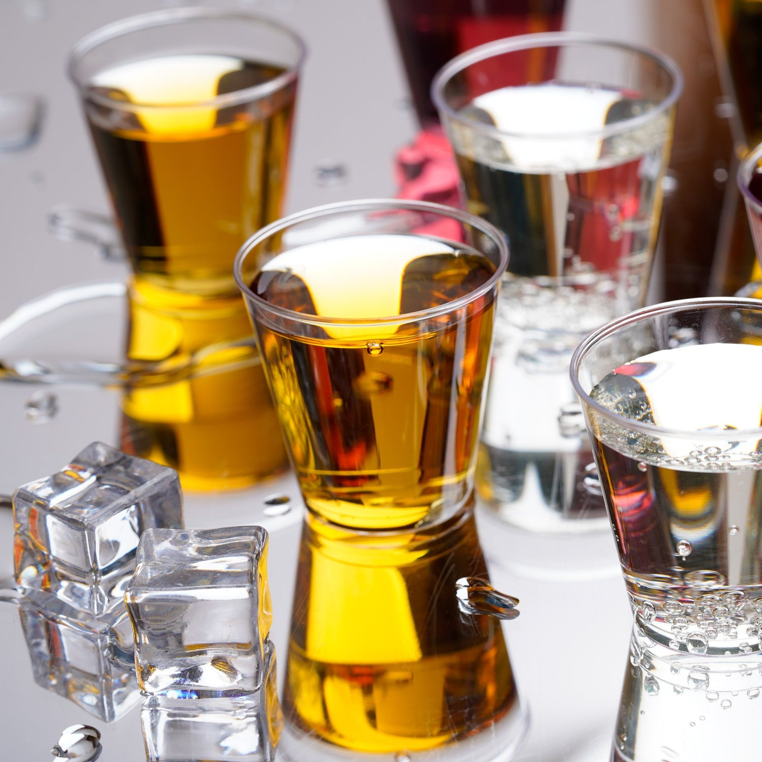 Image of Plastic Whisky Glasses