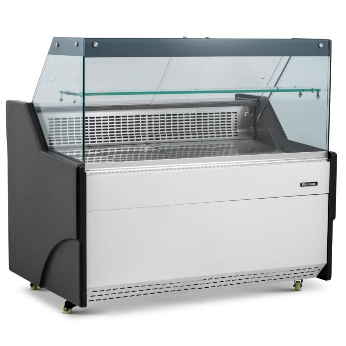 Image of <1700mm Wide Flat Glass Serve Over Display Counters