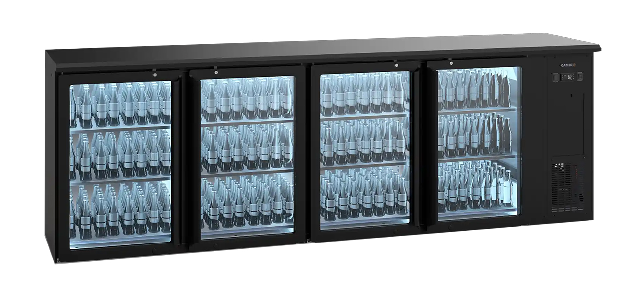 Image of Four Door Back Bar Bottle Coolers