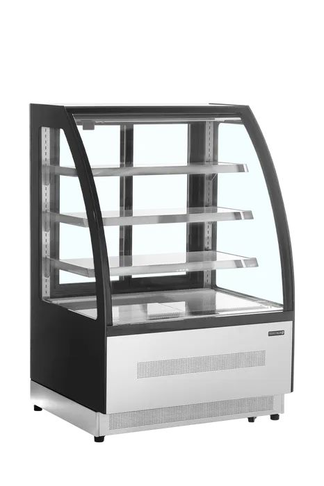 Image of <1400mm Wide Curved Glass Patisserie Serve Over Display Counters