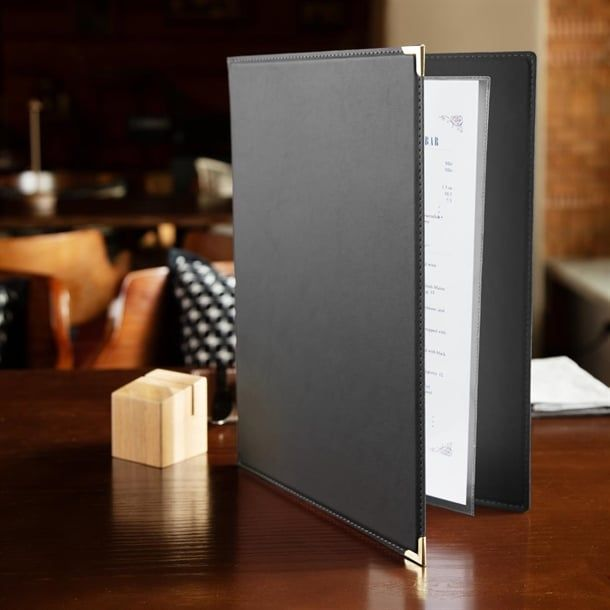 Image of Leather & PVC Menu Covers
