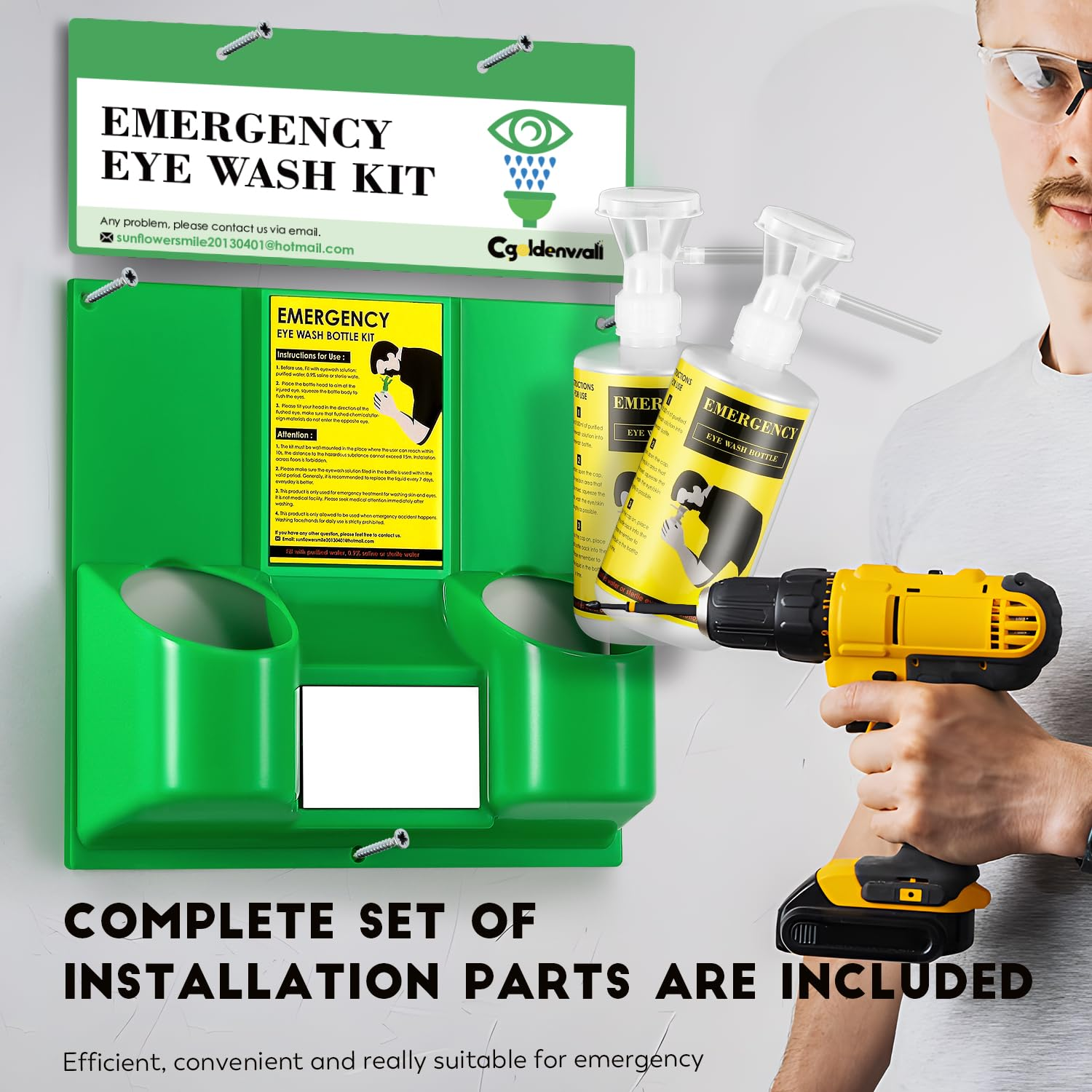 Image of Eyewash Bottle Dispenser Kits