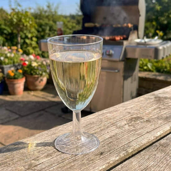 Image of Plastic Wine Glasses