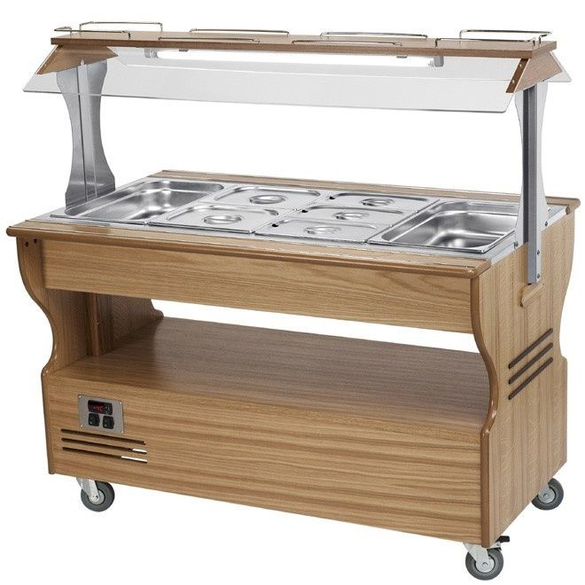 Image of Refrigerated & Heated Buffet & Salad Display Bars