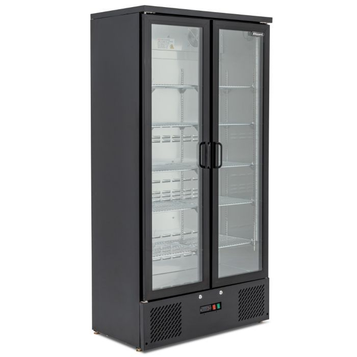 Image of Upright Double Door Back Bar Bottle Coolers