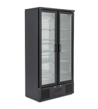 Image of Upright Double Door Back Bar Bottle Coolers