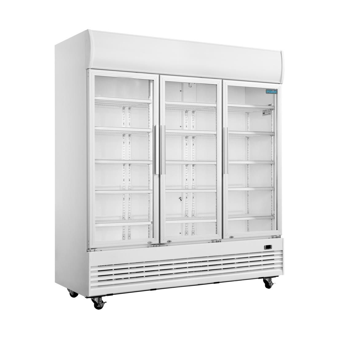 Image of Upright Triple Glass Door Display Fridges