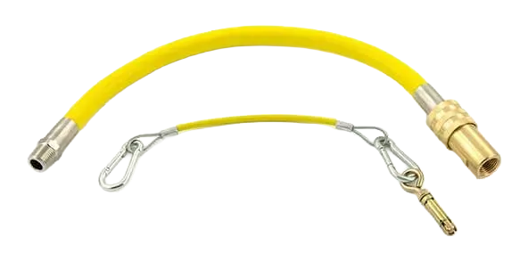 GASM8 24427 1/2" 1000mm Caterflex Gas Hose with Quick-Release Coupling & Restraining Kit banner