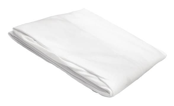 Mitre Luxury Luxor GW452 Round Tablecloth Ivy Leaf White 2300mm banner