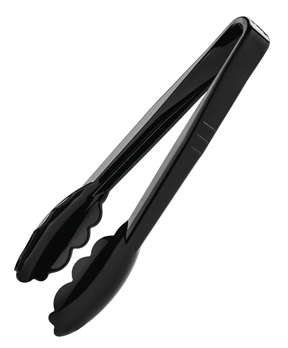 Vogue P924 Food Tongs Black 230mm banner