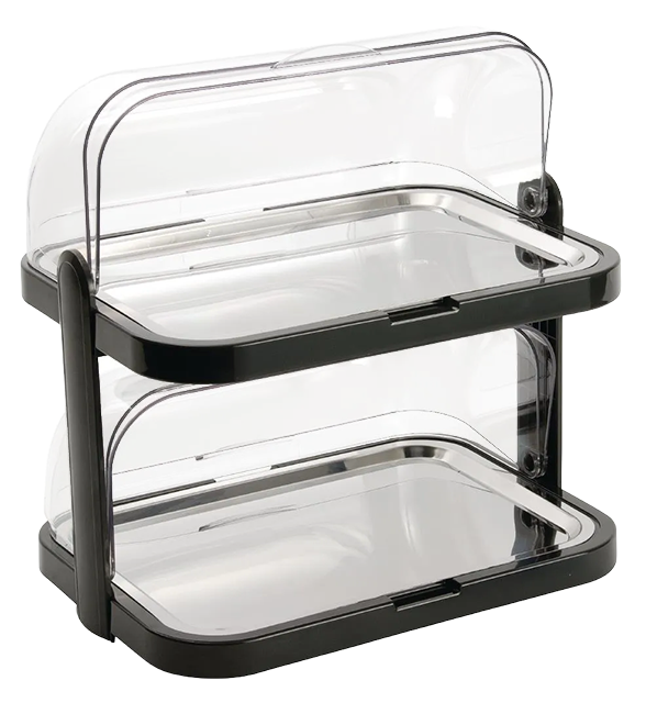 APS CB794 Roll Top Cool Display Tray Double Deck banner