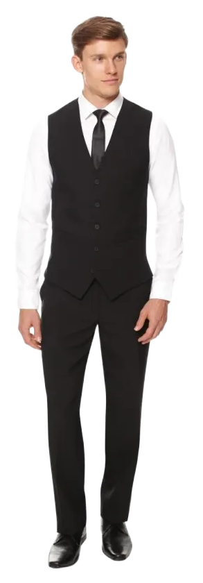 Events BB170-28 Mens Black Waiting On Trousers banner
