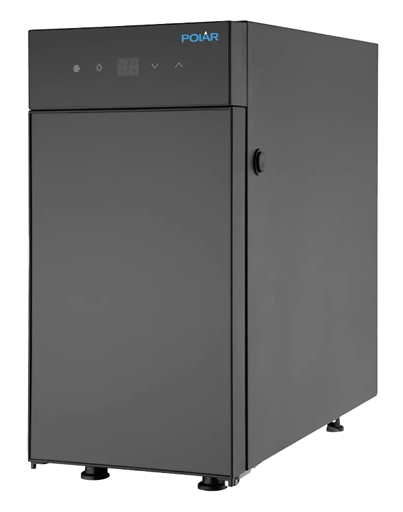 Polar G-Series PG005 4.5 Ltr Countertop Single Door Black Milk Cooler / Dispenser banner