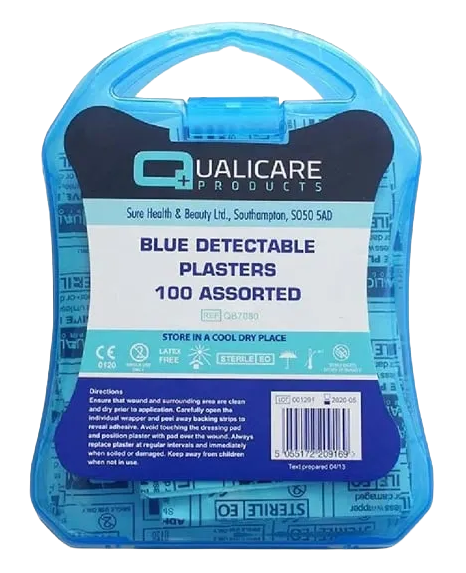 Beaumont CZ570 Blue Plasters Assorted Sizes (Pack of 100) banner