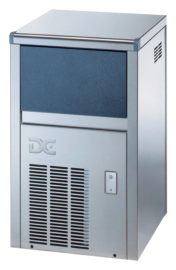 DC DC20-4A Automatic Self Contained Cube Ice Machine (20kg/24hr) banner