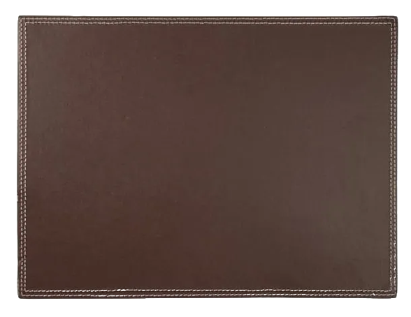 Olympia CE298 Faux Leather Placemat Brown banner