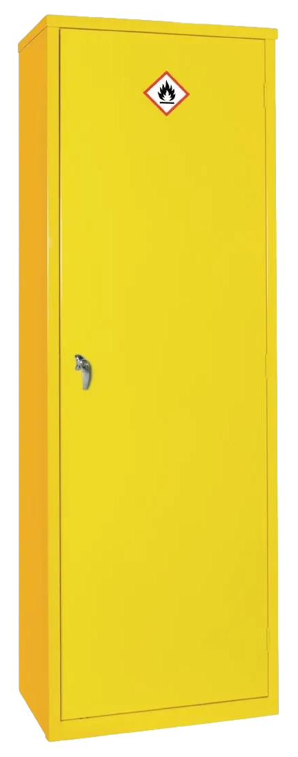 Elite Lockers GJ780 COSHH Cabinet Single Door Yellow 20Ltr banner