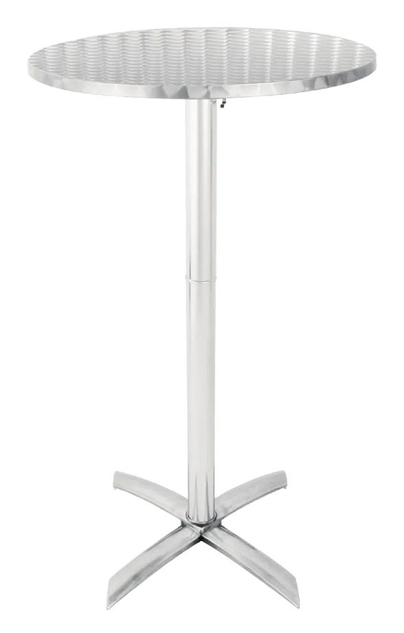 Bolero GR396 Flip Top Poseur Table Stainless Steel banner