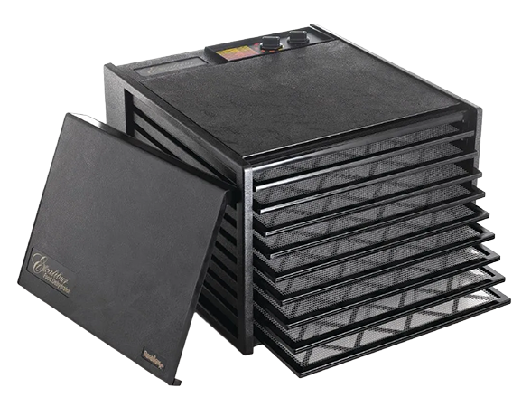 Excalibur 4926TB Polycarbonate 9 Tray Food Dehydrator with Timer banner