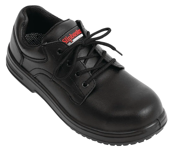 Slipbuster Footwear Basic BB498-41 Slip Resistant Shoes Black Size 7 banner