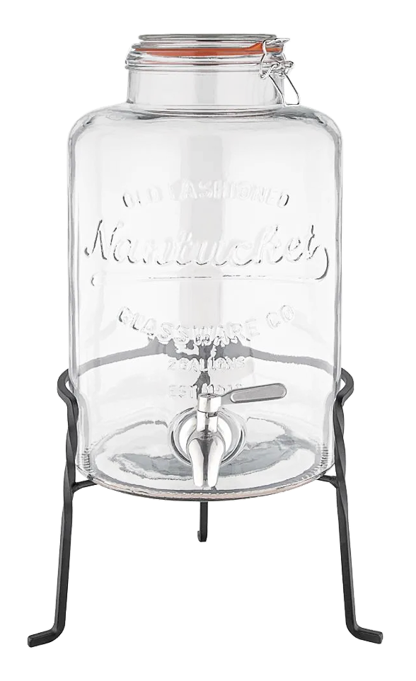 Olympia CK939 8.5 Ltr Nantucket Style Drinks Dispenser with Wire Stand banner