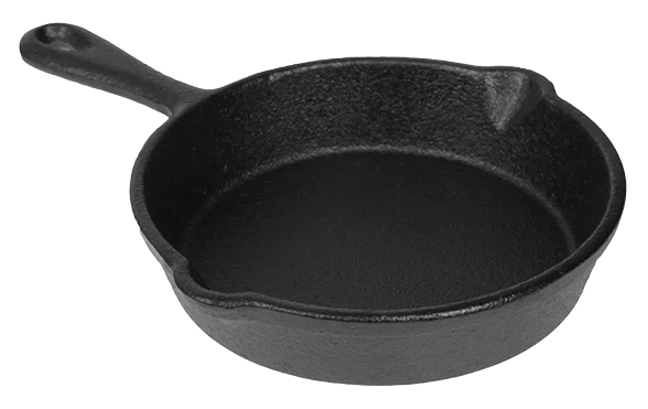 Olympia GJ553 Cast Iron Mini Round Sizzler Pan 115mm banner