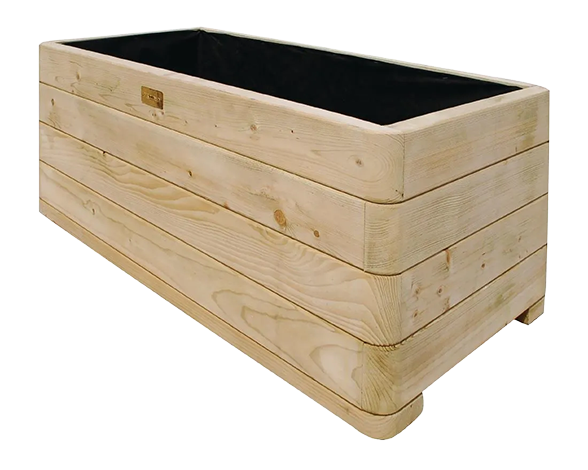 Rowlinson Marberry Layer CH982 Rectangular Wooden Planter 1000mm banner