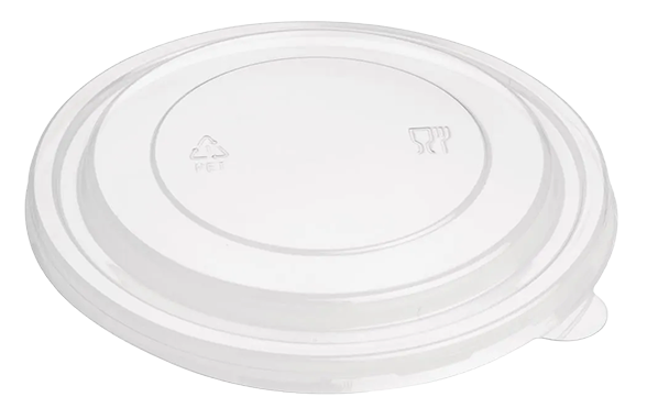 Fiesta Recyclable FB199 PET Round Salad Bowl Lids (Pack of 300) banner