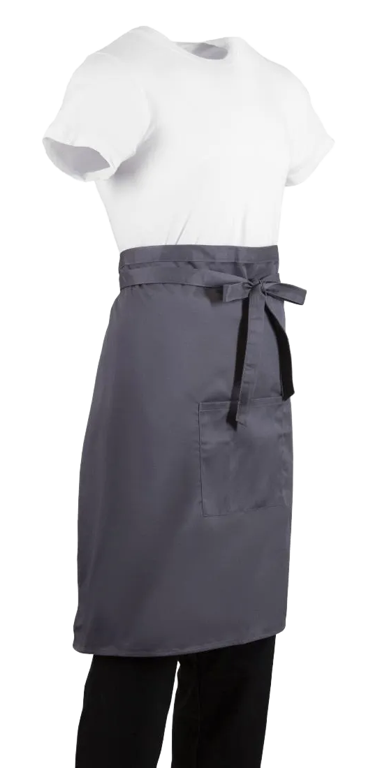 Whites B158 Waist Bistro Apron Regular Charcoal banner