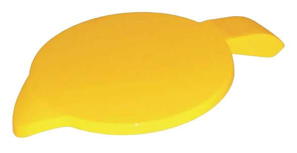 Olympia Kristallon CE282 Lid for 1.4 Ltr Polypropylene Jugs Yellow banner