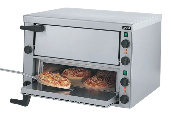 Lincat PO89X 4 x 9" Electric Countertop Twin Deck Pizza Oven banner