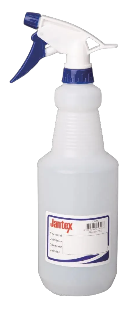 Jantex CD817 Colour-Coded Trigger Spray Bottle Blue 750ml banner
